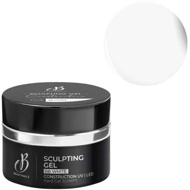 Gel de construção Sculpting Gel 03 BB White Beauty Nails 15g