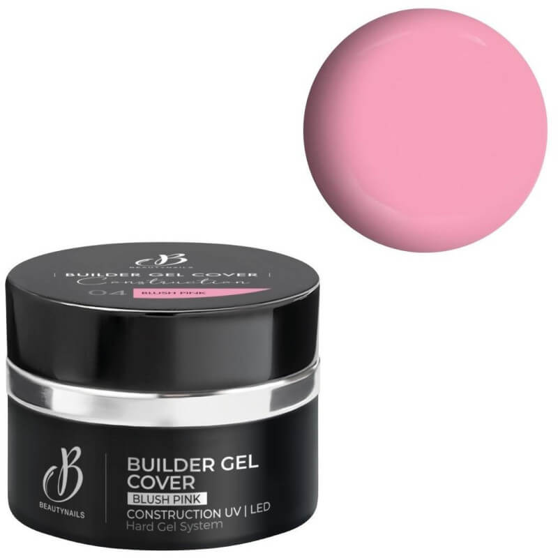 Gel de construção Builder gel cover 04 Blush Pink Beauty Nails 15g