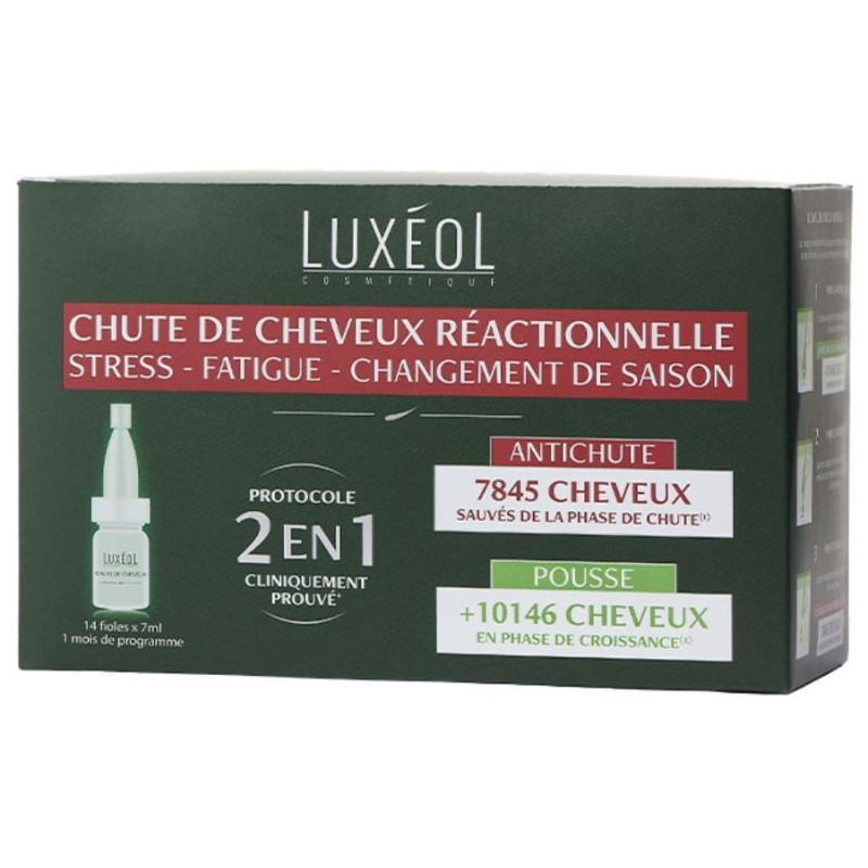 Luxéol 2in1 reaction hair loss cure 14x6ml