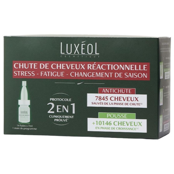 Luxéol 2en1 Reactivo Anticaída 14x6ml