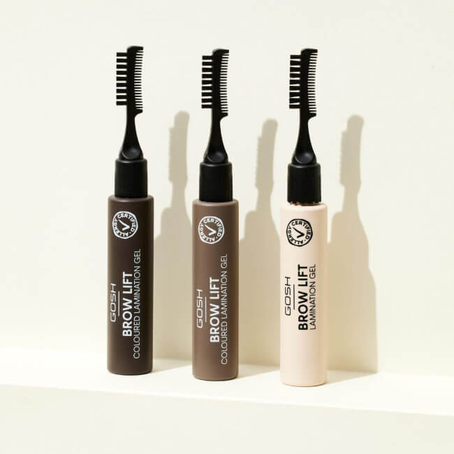 Gosh Brow Sculpting Fibre Gel 001 Grau Braun