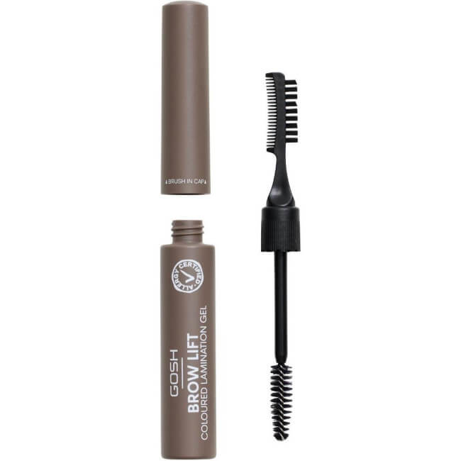Estratificação em gel para sobrancelhas 001 cinza marrom da Gosh.