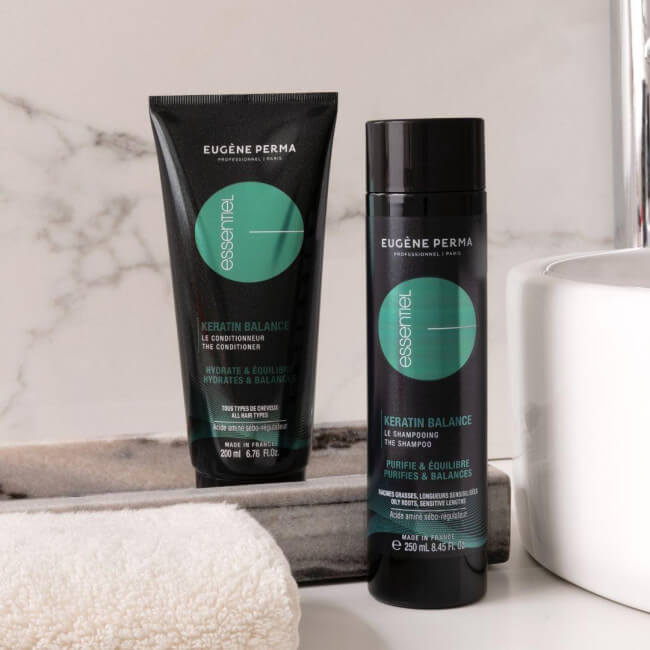 Voedende shampoo Essentiel Keratin Nutrition Eugène Perma Essentiel 250ML