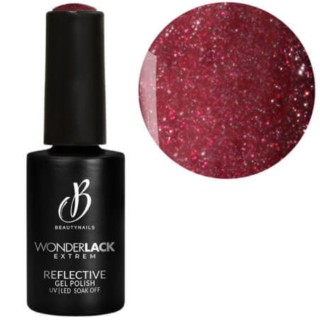 Wonderlack Extrem rode reflecterende nagellak Beautynails 8ML
