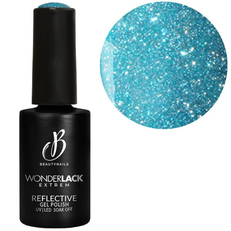 Wonderlack Extrem Nagellack, grün reflektierend, Beautynails, 8ML.