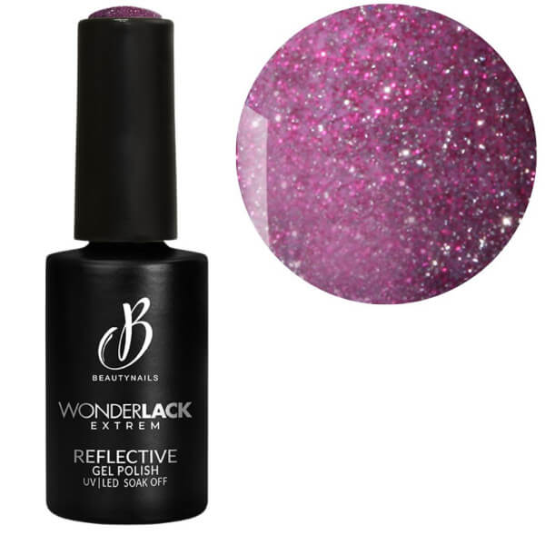 Vernis Wonderlack Extrem red reflective Beautynails 8ML