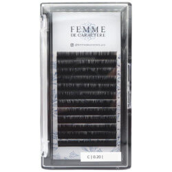 Extensiones clásicas de pestañas 10 mm (0,20-C) Femme de Caractère