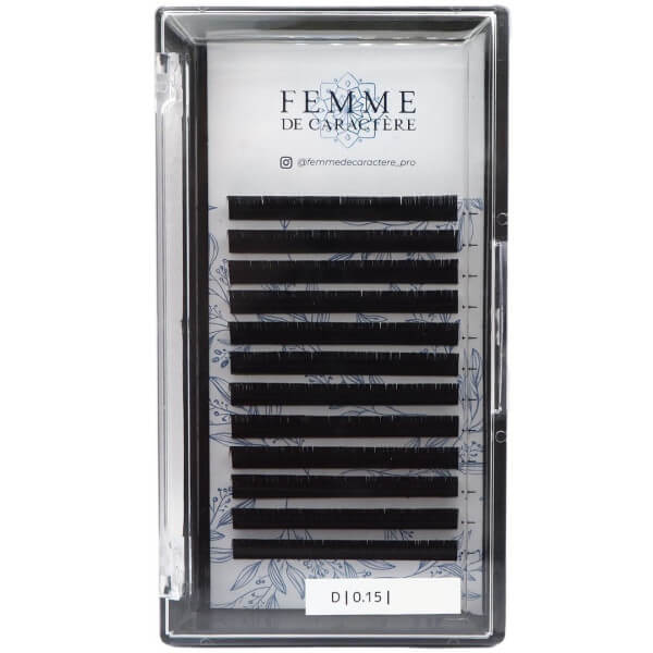 Extensions wimpers klassiek 11mm (0,15-D) Femme de Caractère