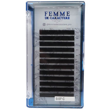 Extensions easy lashes 12mm bouquets (0.07-C) Femme de Caractère