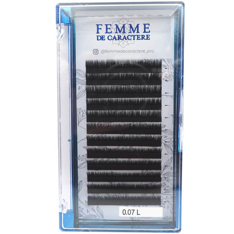 Extensions wimpers easy boeketten 7mm (0,07-L) Vrouw met Karakter