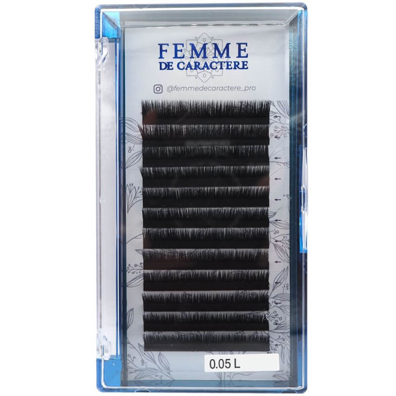 Extensions cils easy bouquets 7mm (0,05-L) Femme de Caractère