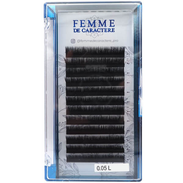 Eyelash extensions easy bouquets 9mm (0.05-L) Femme de Caractère