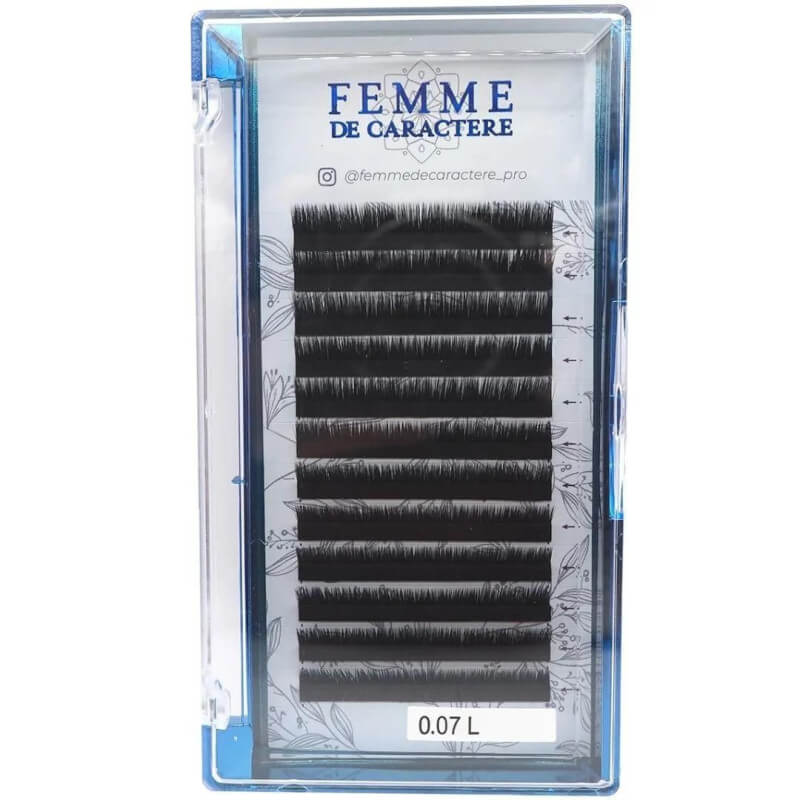 Extensiones de pestañas ramos fáciles 8mm (0.07-L) Mujer de Carácter