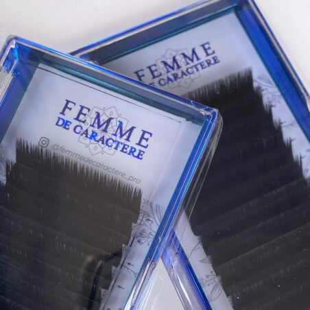 Extensions wimpers eenvoudige boeketten 13mm (0,07-L) Femme de Caractère