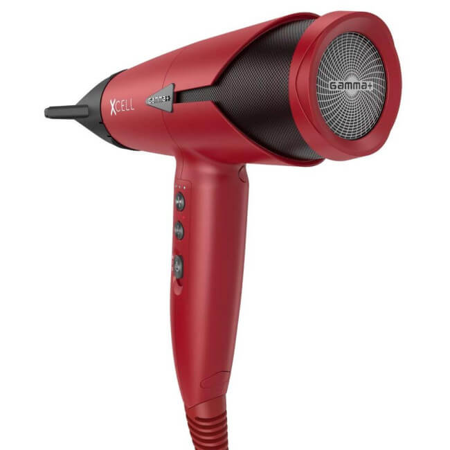 Gammapiù black XCELL hair dryer