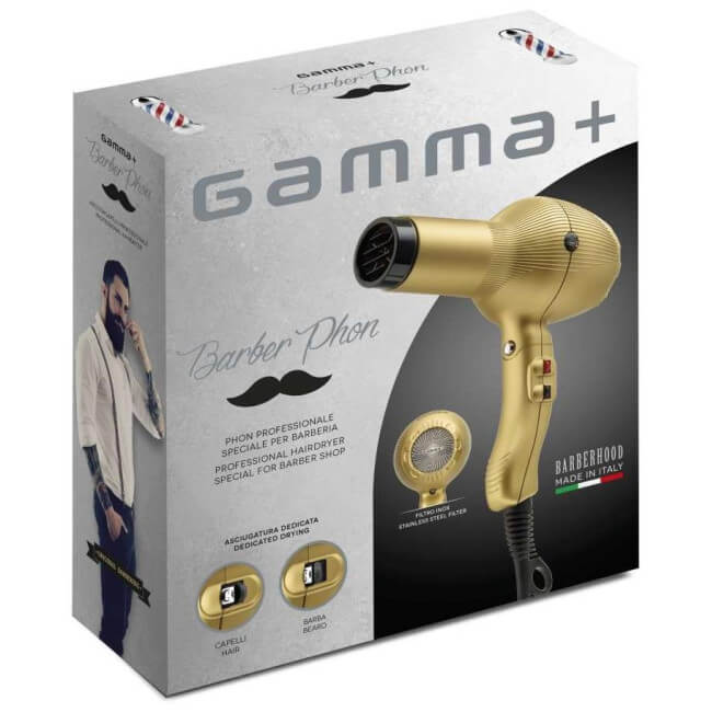 Secador de Cabelo Barber Phon Gold Gammapiu 2000 Watts