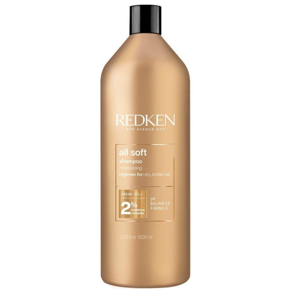 Champú hidratante para cabello seco All Soft Redken 1L