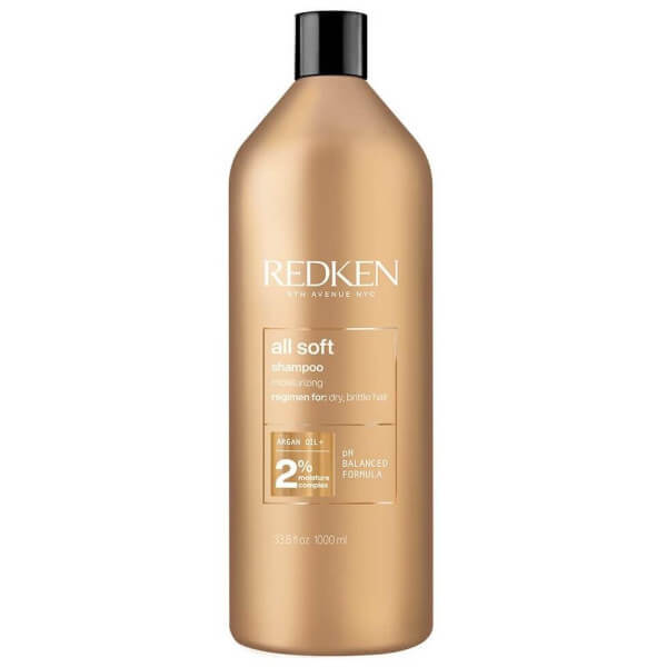 Champú hidratante para cabello seco All Soft Redken 1L