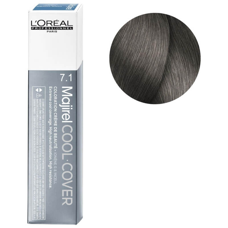 Coloration Majirel Cool Cover 7.1 blond cendré 50ML