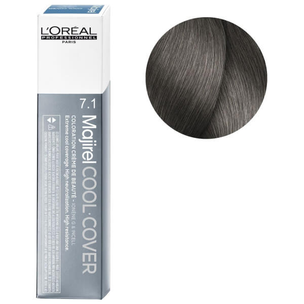 Majirel Cool Cover N ° 7.1 Ash Blonde 50 ML