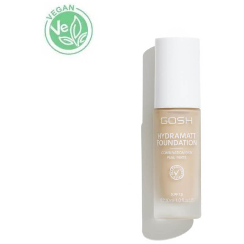 Base de maquilhagem Hydramatt nº002Y Very Light - GOSH 30ML