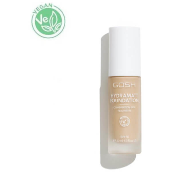 Base de maquilhagem Hydramatt n°004Y Light - GOSH 30ML Base de maquilhagem Hydramatt n°004Y Light - GOSH 30ML