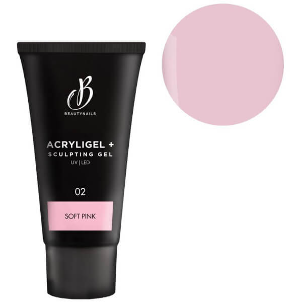 Acryligel+ tube cover pink 60g Beauty Nails GA760-28 Acryligel+ tube cover pink 60g Beauty Nails GA760-28