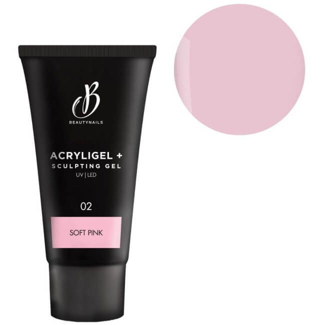 Acryligel+ tube cover pink 60g Beauty Nails GA760-28