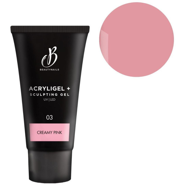 Acryligel+ tube creamy pink BeautyNails 30g
