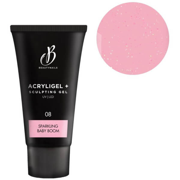 Acryligel+ tube cover pink 60g Beauty Nails GA760-28 Acryligel+ tube cover pink 60g Beauty Nails GA760-28