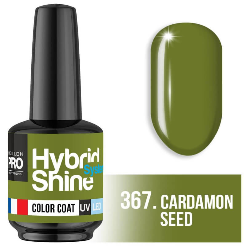 Vernis semi-permanente Hybrid Shine n°367 semilla de cardamomo Mollon Pro 8ML