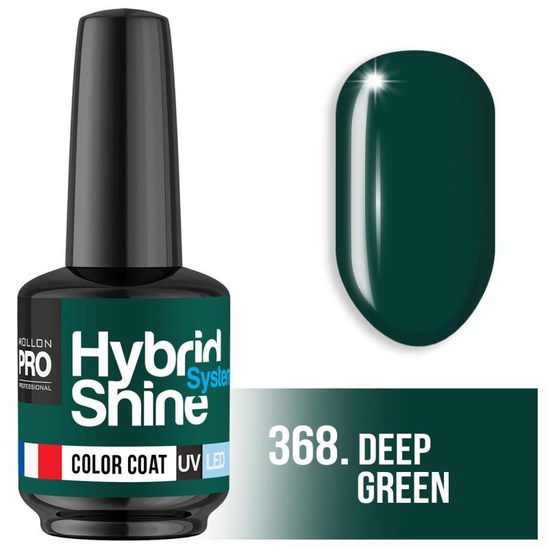 Vernice semipermanente Hybrid Shine n°368 deep green Mollon Pro 8ML