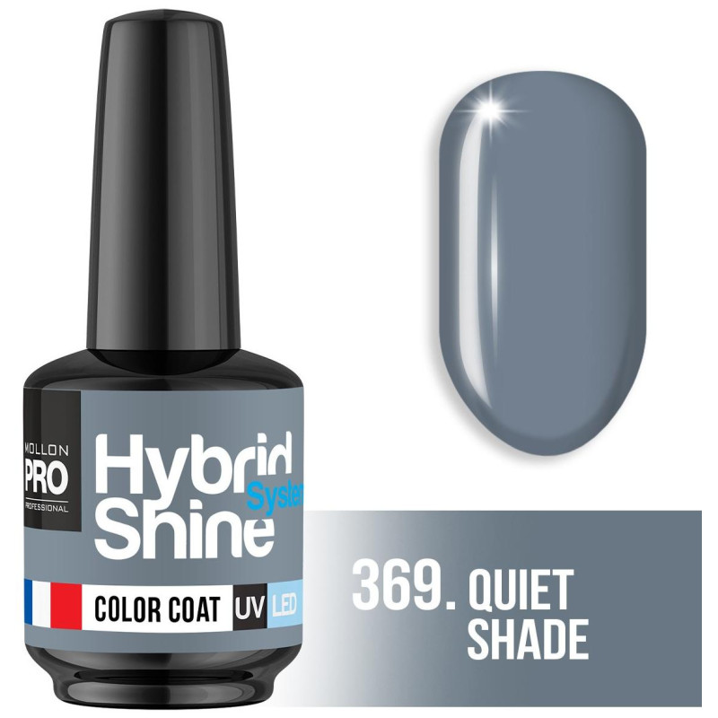 Hybrid Shine semi-permanent nail polish n°369 quiet shade Mollon Pro 8ML