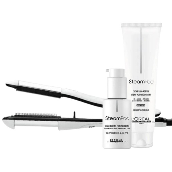 Pack Lisseur Steampod 4.0 cheveux épais L'Oréal Professionnel Pack Lisseur Steampod 4.0 cheveux épais L'Oréal Professionnel
