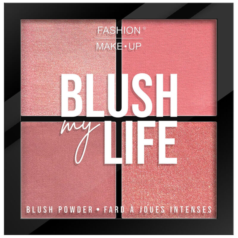 Paleta de rubores Blush My Life 02 rosas.