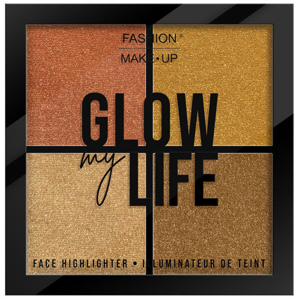 Palet highlighter Glow My Life 01 goud Palet highlighter Glow My Life 01 goud