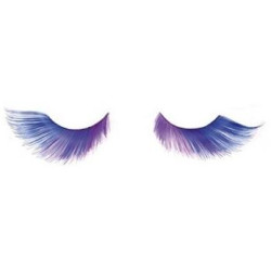 Cílios Falsos Crazy Plume Chama Azul X2 Com Cola Shophair