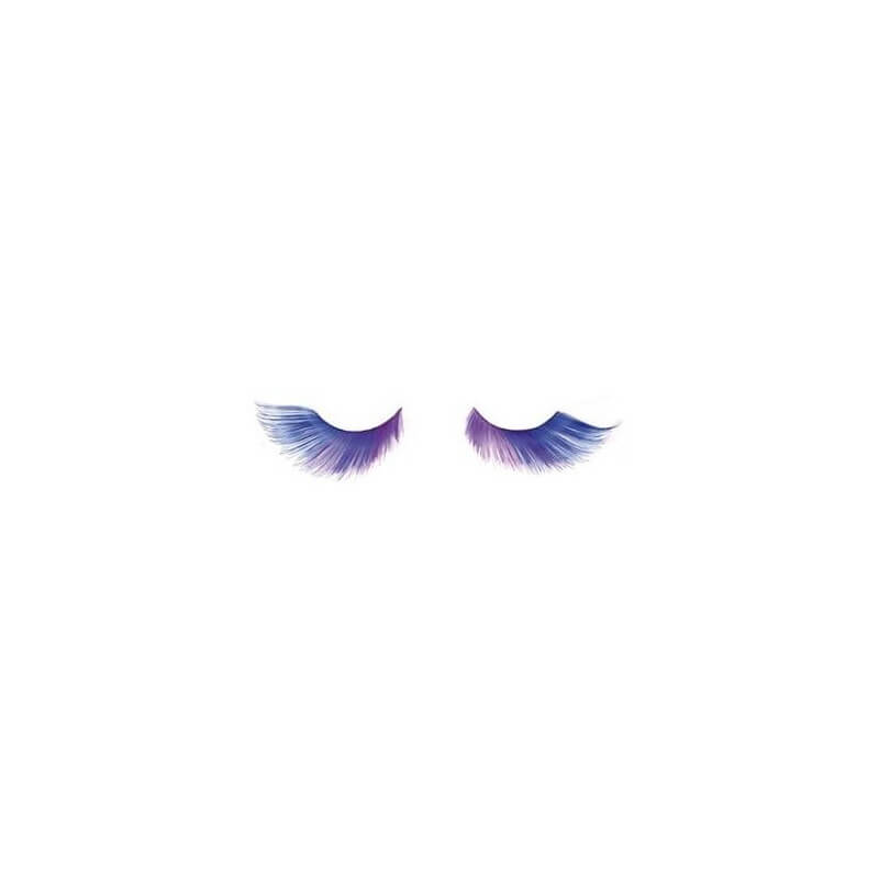 Cílios Falsos Crazy Plume Chama Azul X2 Com Cola Shophair
