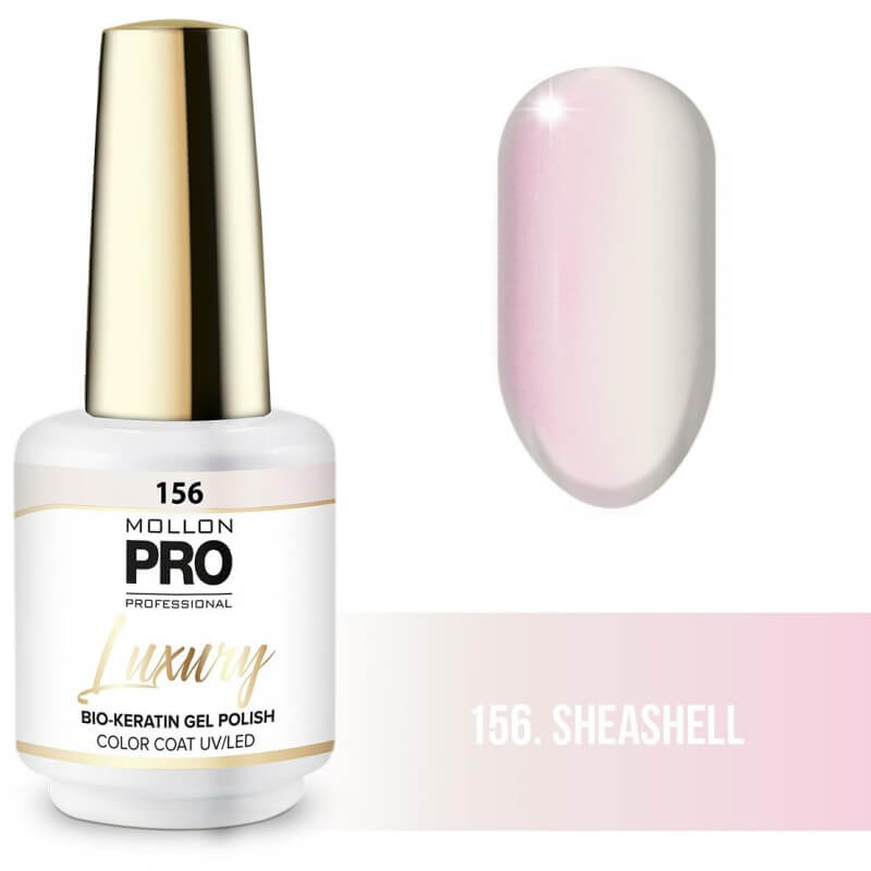 Vernis semi-permanent Luxury n°156 seashell Mollon Pro 8ML