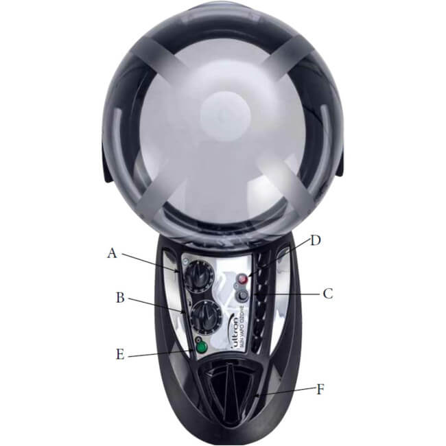 Casque avec fonction germicide Sun Vapo Ozone Ultron 