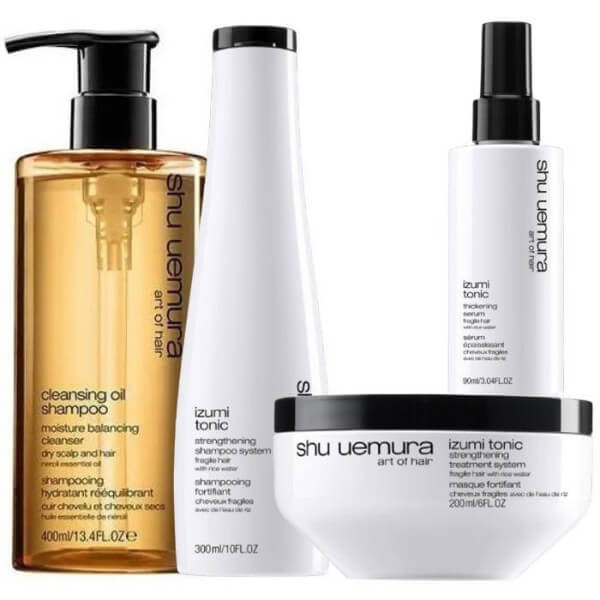 Rotina de lavagem, máscara e sérum Izumi Tonic da Shu Uemura. Rotina de lavagem, máscara e sérum Izumi Tonic da Shu Uemura.