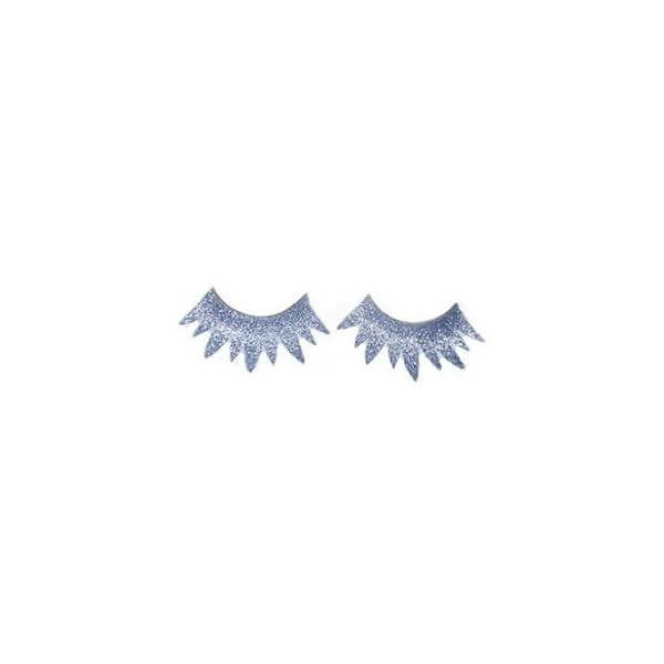 False Eyelashes Crazy Parrot Blue X2 With Glue Shophair