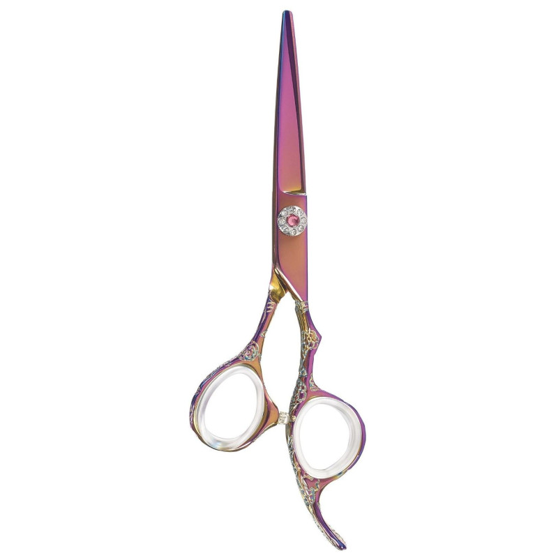 Cutting shears 5.5" Offset Pink Sparkle Cisoria