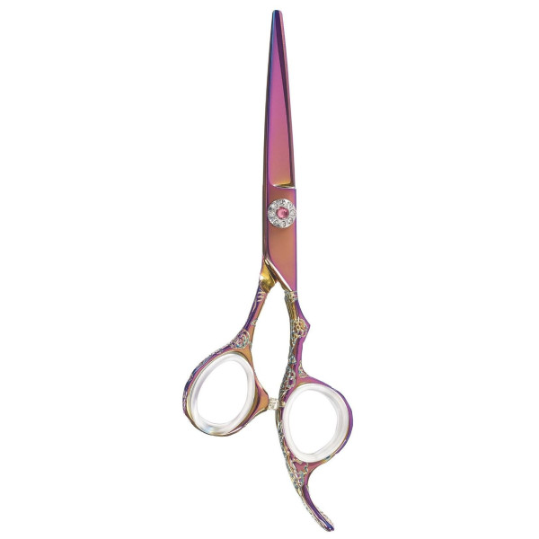 6.0" Offset Pink Sparkle Cisoria cutting scissors