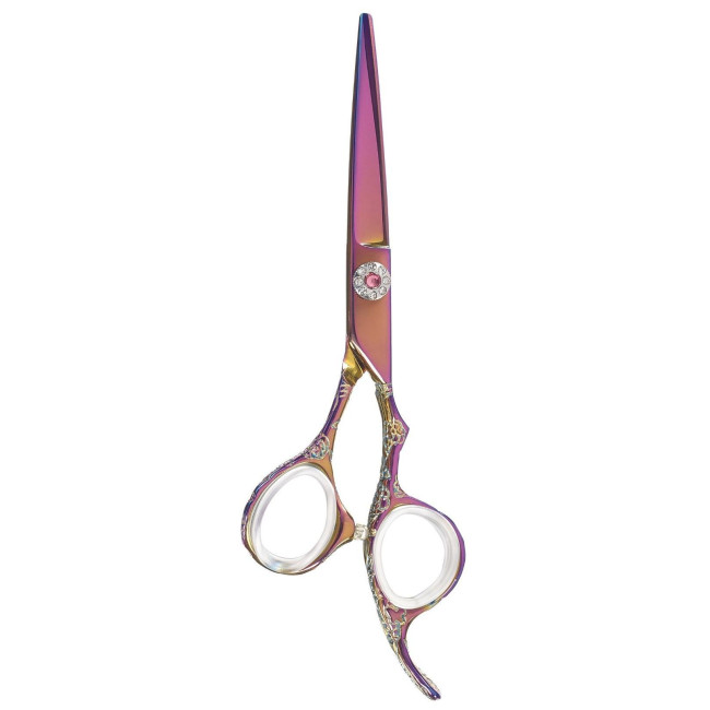Haarschere 6,0" Offset Pink Sparkle Cisoria