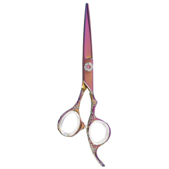 Tesoura de corte 6.0" Offset Pink Sparkle.