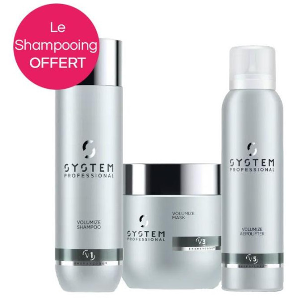 Routine Volumize System Professional avec shampooing OFFERT