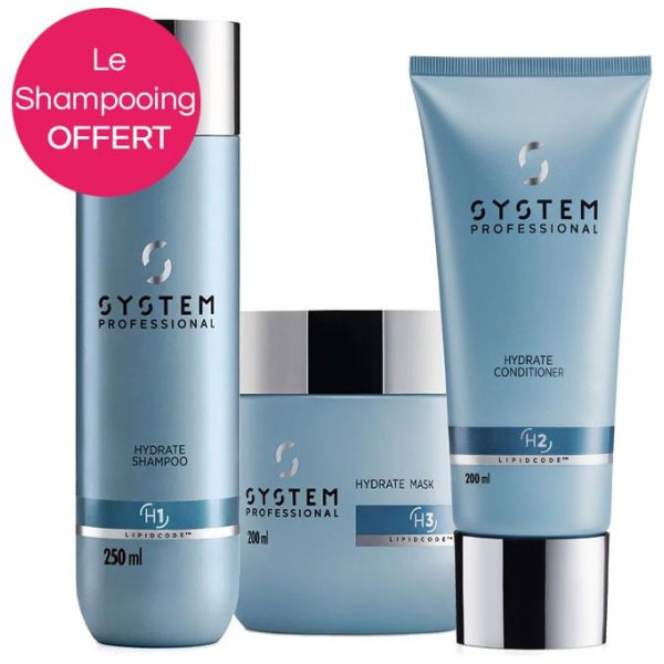 Hydrate System Routine di idratazione professionale con shampoo FREE