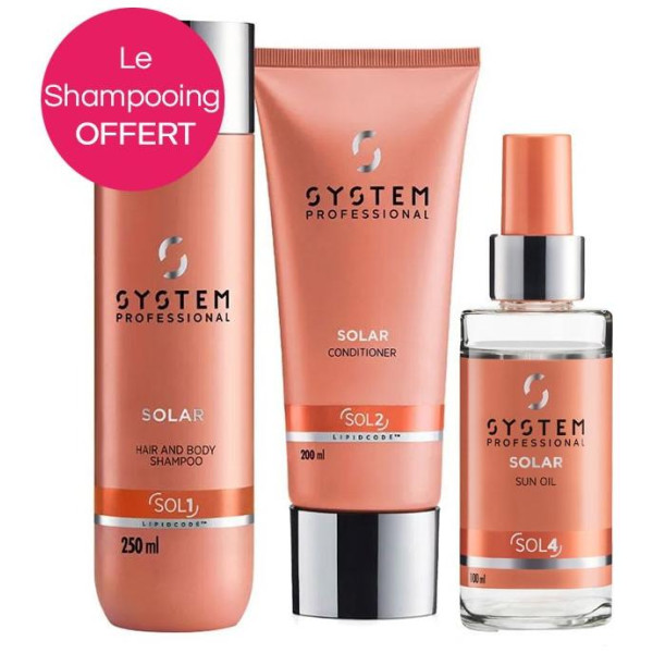 Routine Solar System Professional con shampoo GRATIS