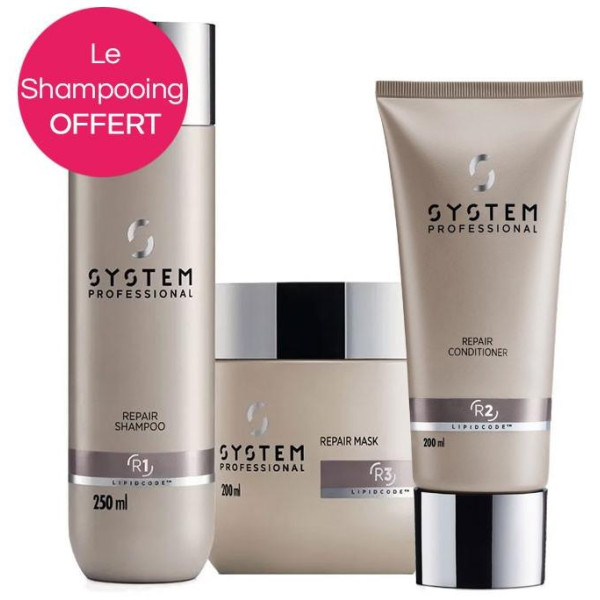 Routine réparation Repair System Professional avec shampooing OFFERT
